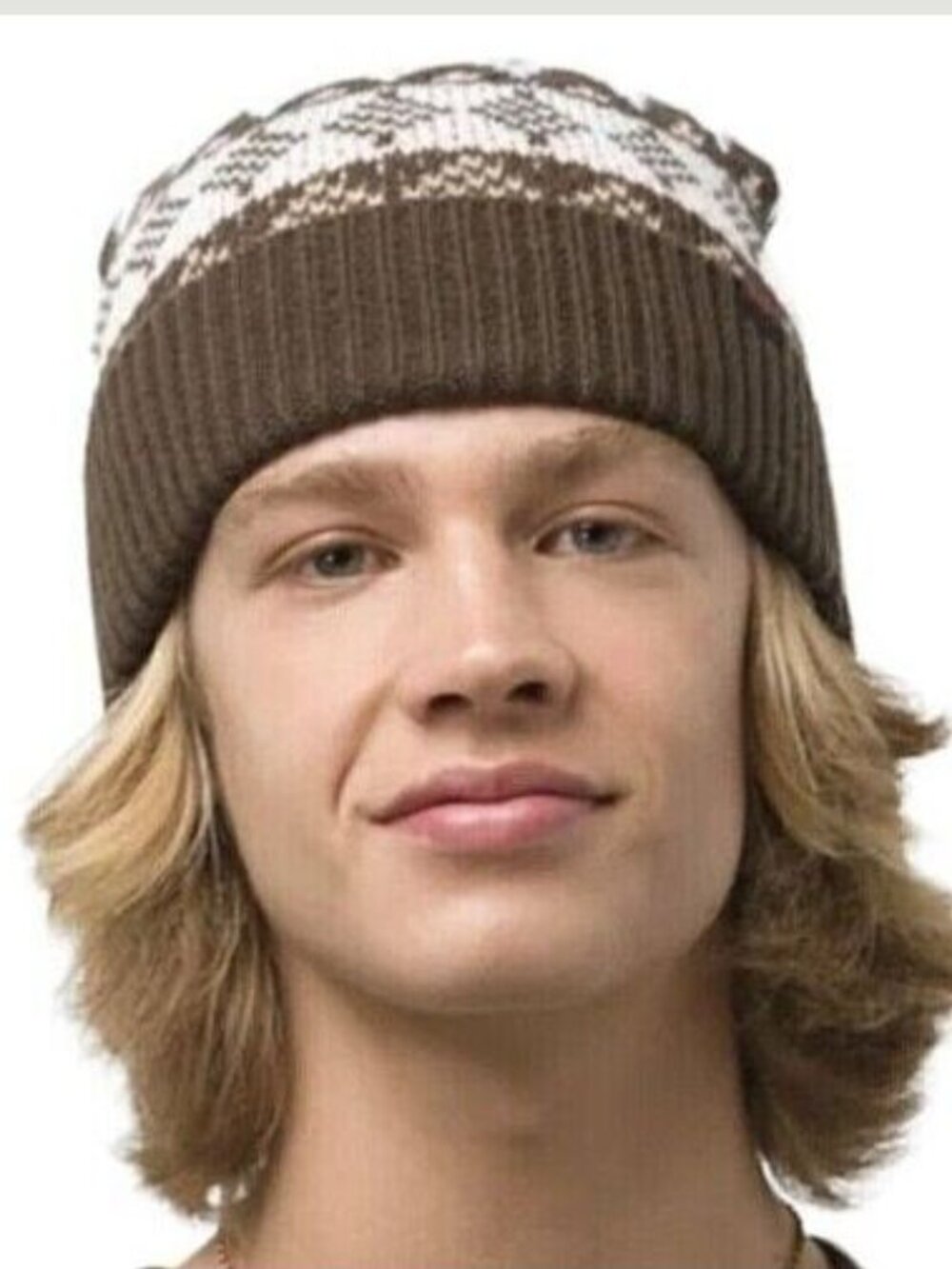 NWT VANS Jucti Brown Ornament Beanie Hat Winter Fall Men or Women VN0A5KIR3N1